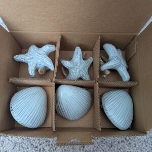 Arte Italica Marina Blue Napkin Holders, Set of 6